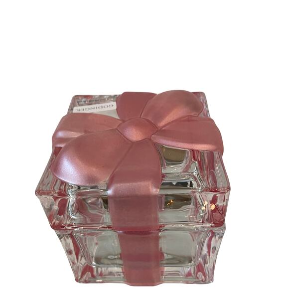 Godinger Crystal Gift Box with Pink Bow Christmas Present Trinket Box - Picture 14 of 16